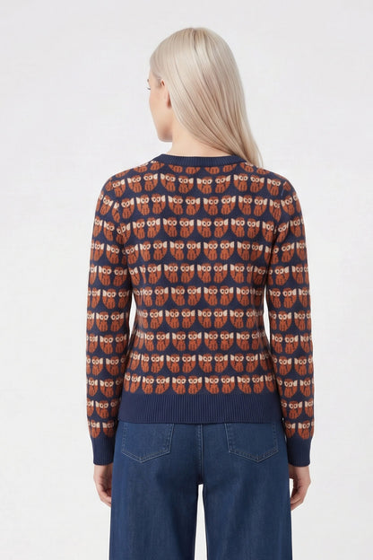 All Over Repeat Sweater - Fox