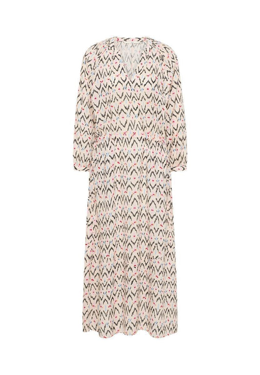 Midikleid, Print: ikat print