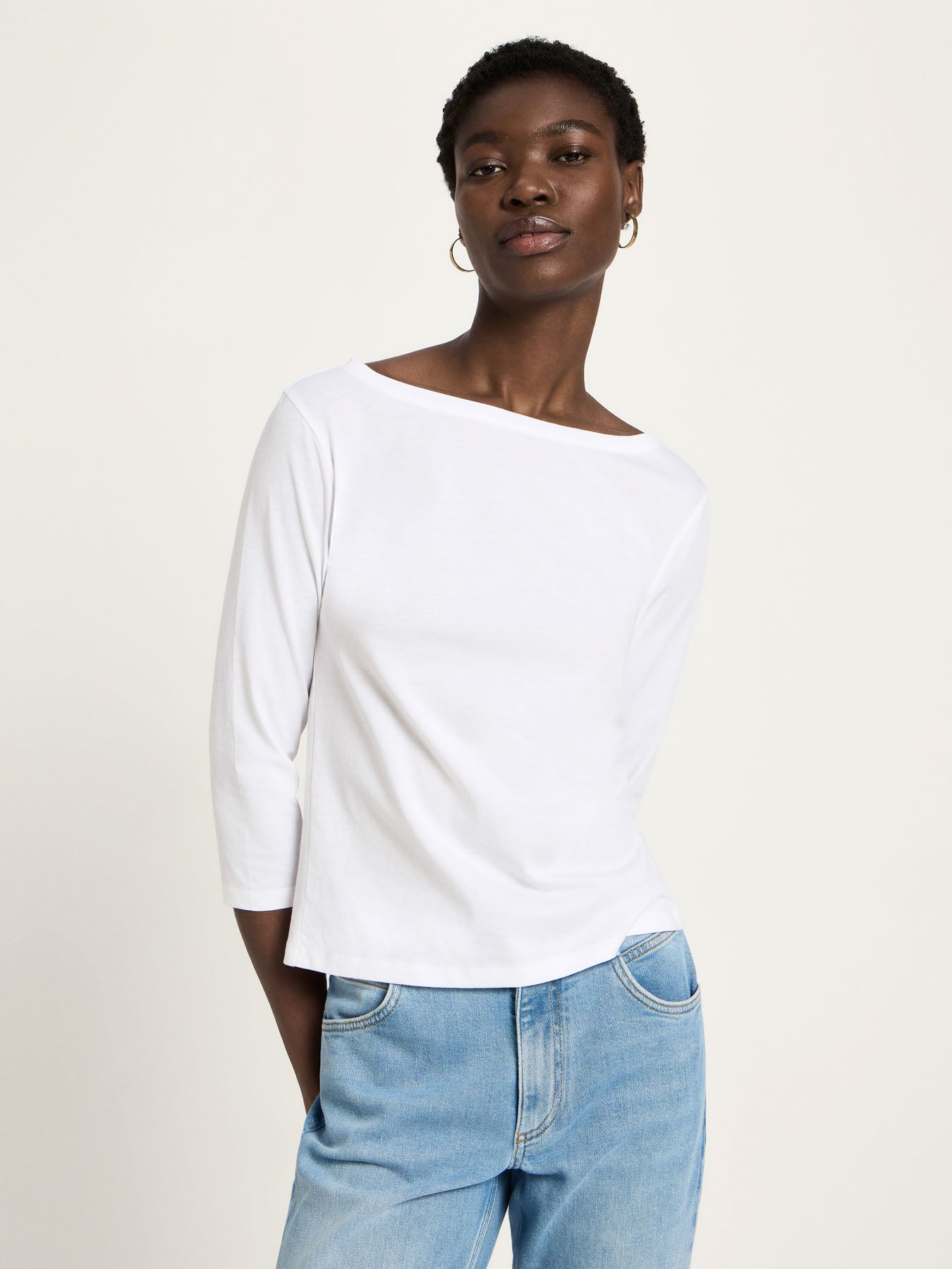 U-Boot Shirt mit 3/4 Arm