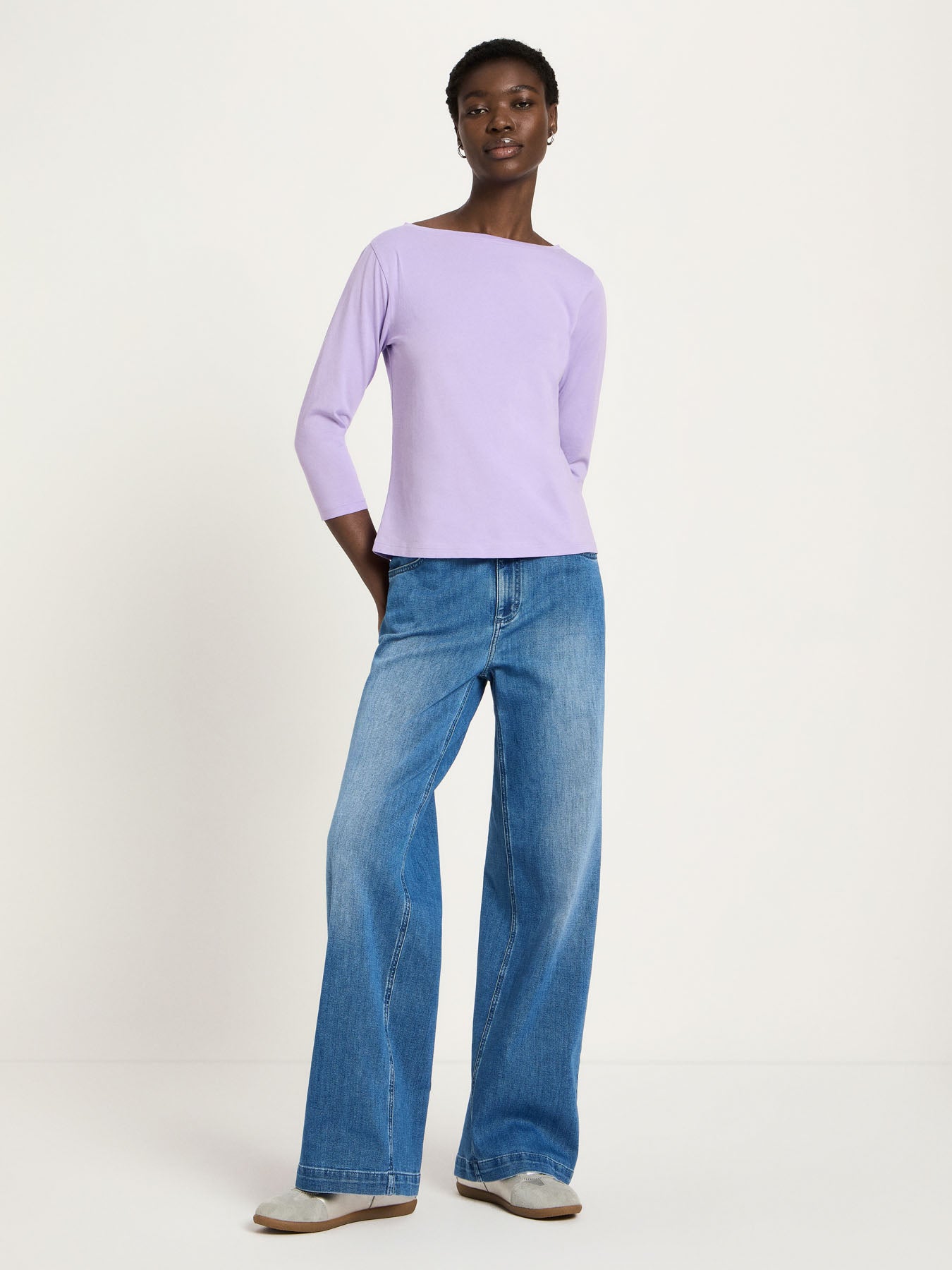 U-Boot Shirt mit 3/4 Arm