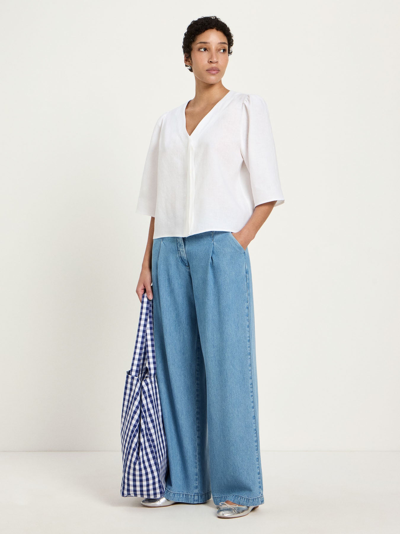 3/4 Arm Bluse - Marlowe nature