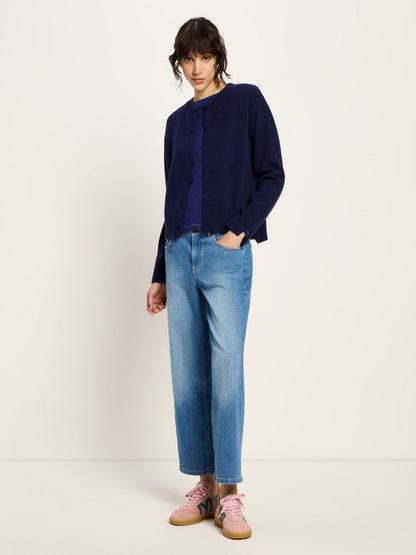 Boxy Strickjacke