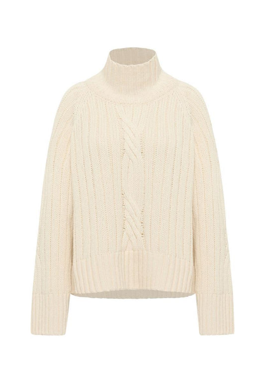 Rippenpullover Oversized