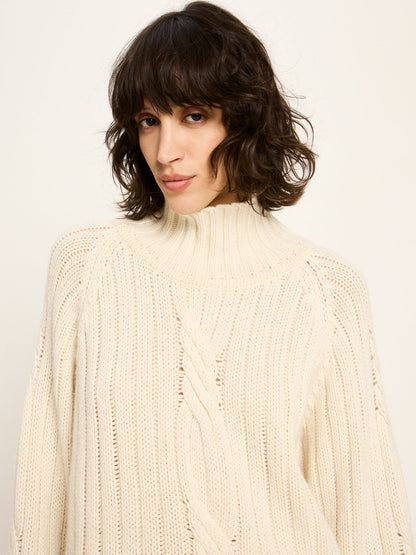Rippenpullover Oversized