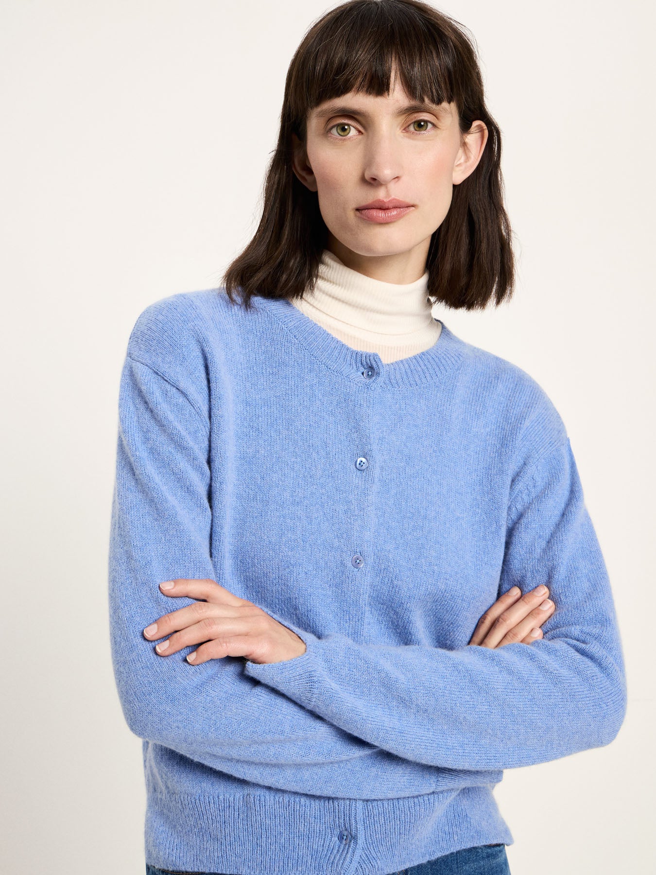 Boxy Strickjacke