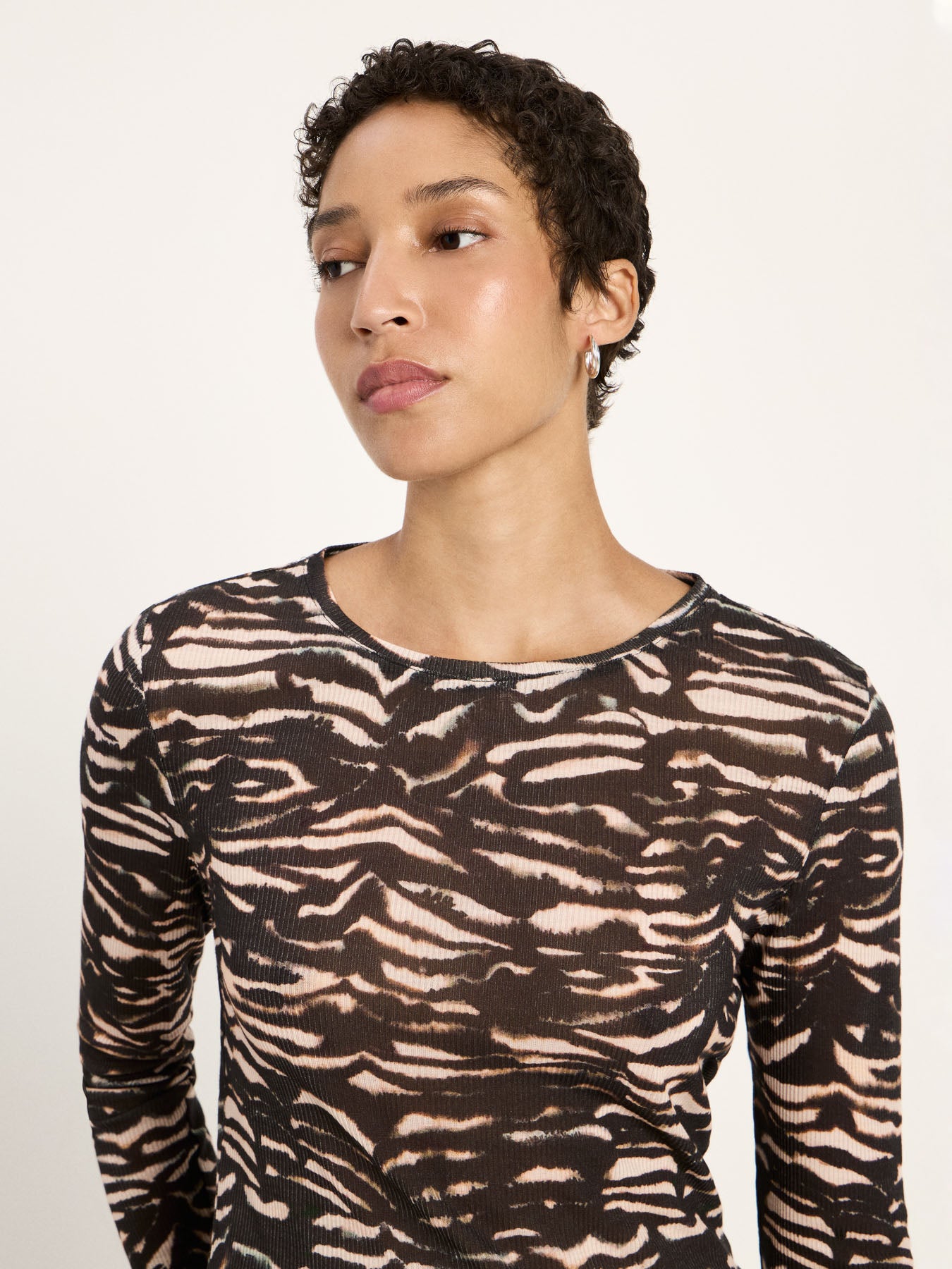 Langarmshirt Print