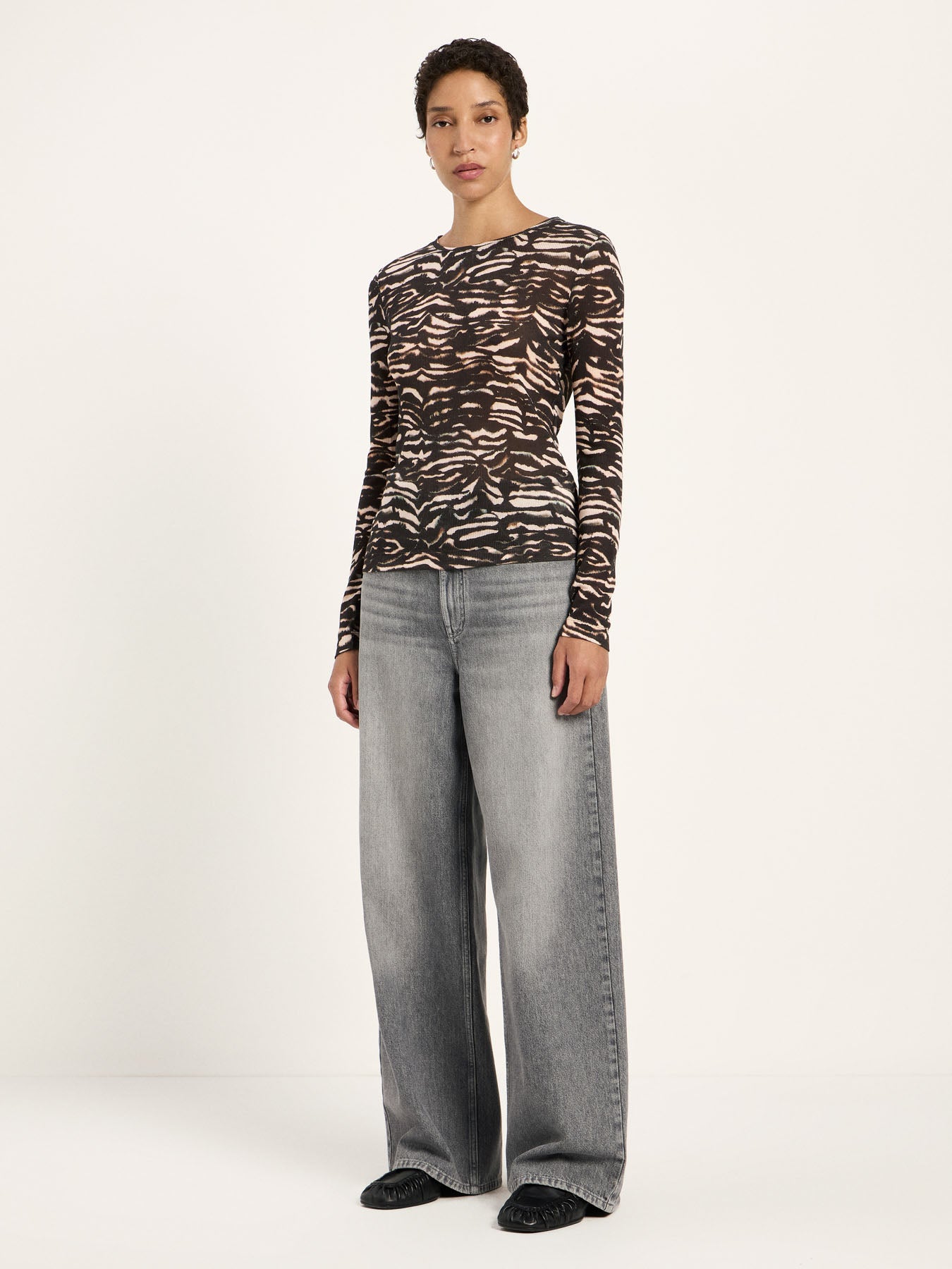 Langarmshirt Print