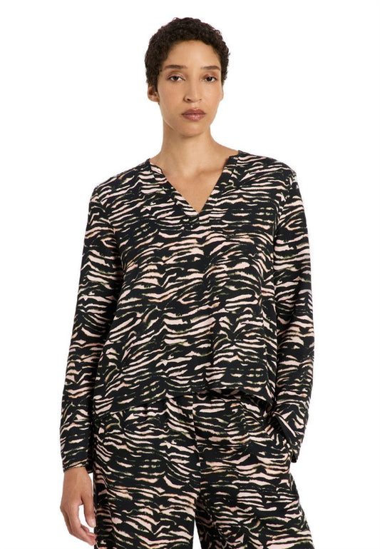 Bluse Animal Stripes