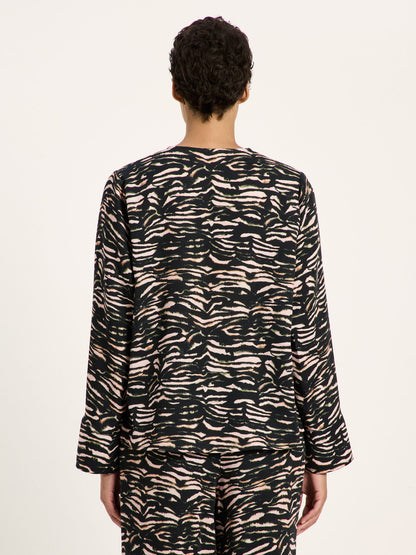 Bluse Animal Stripes