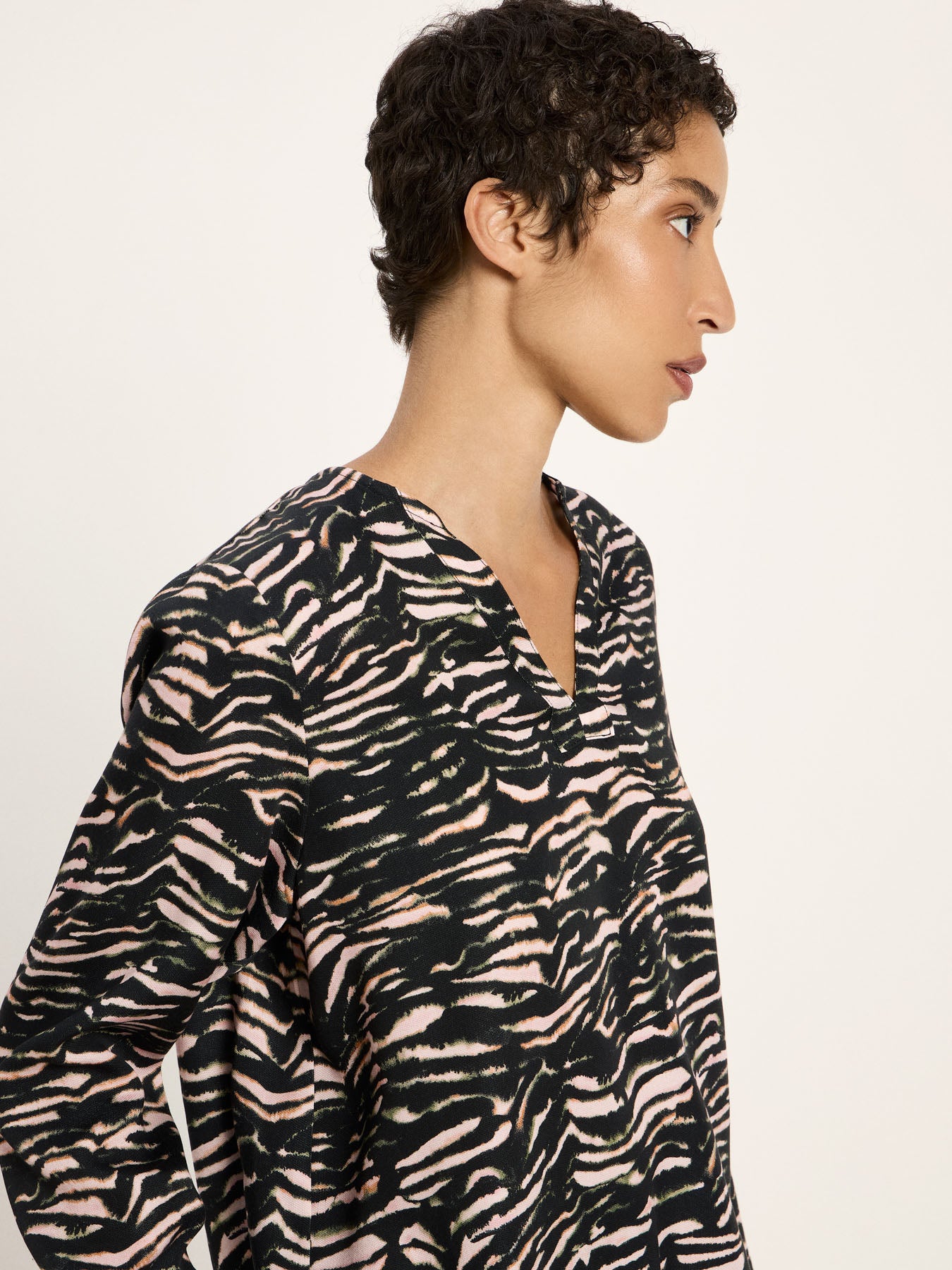 Bluse Animal Stripes