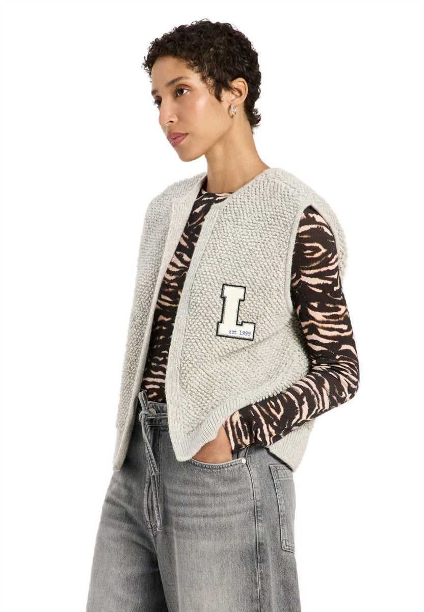 Bouclé Strickweste