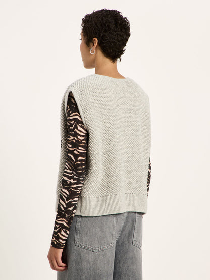 Bouclé Strickweste