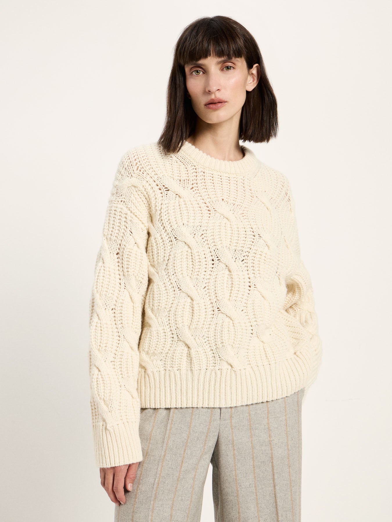 Strukturpullover Oversize