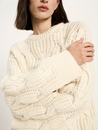 Strukturpullover Oversize
