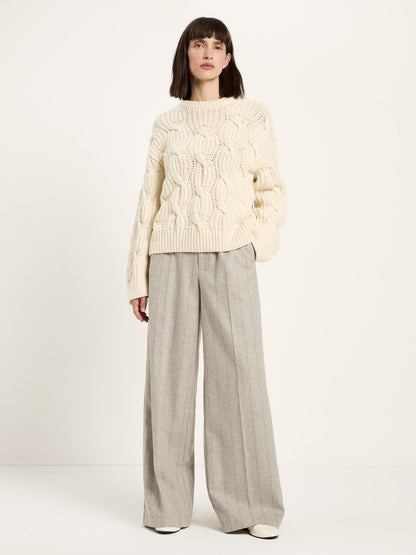 Strukturpullover Oversize