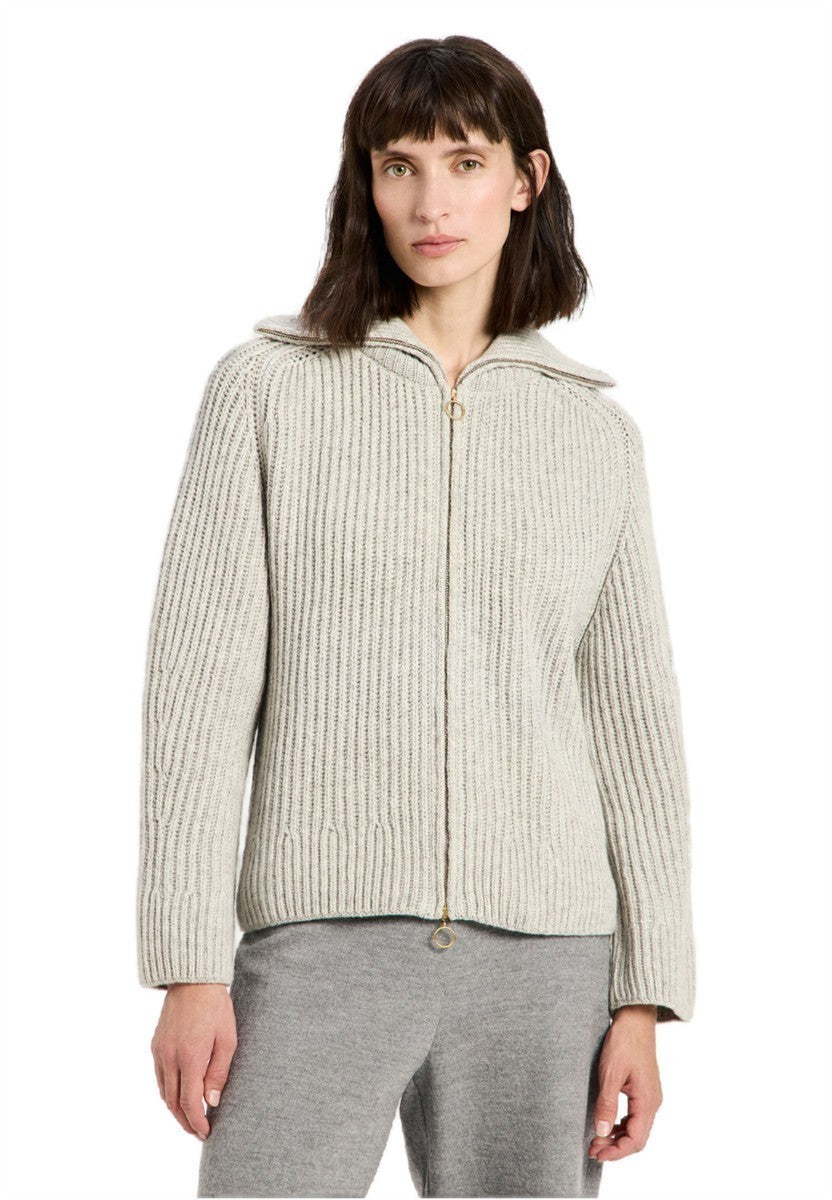 Strickjacke In Rippoptik