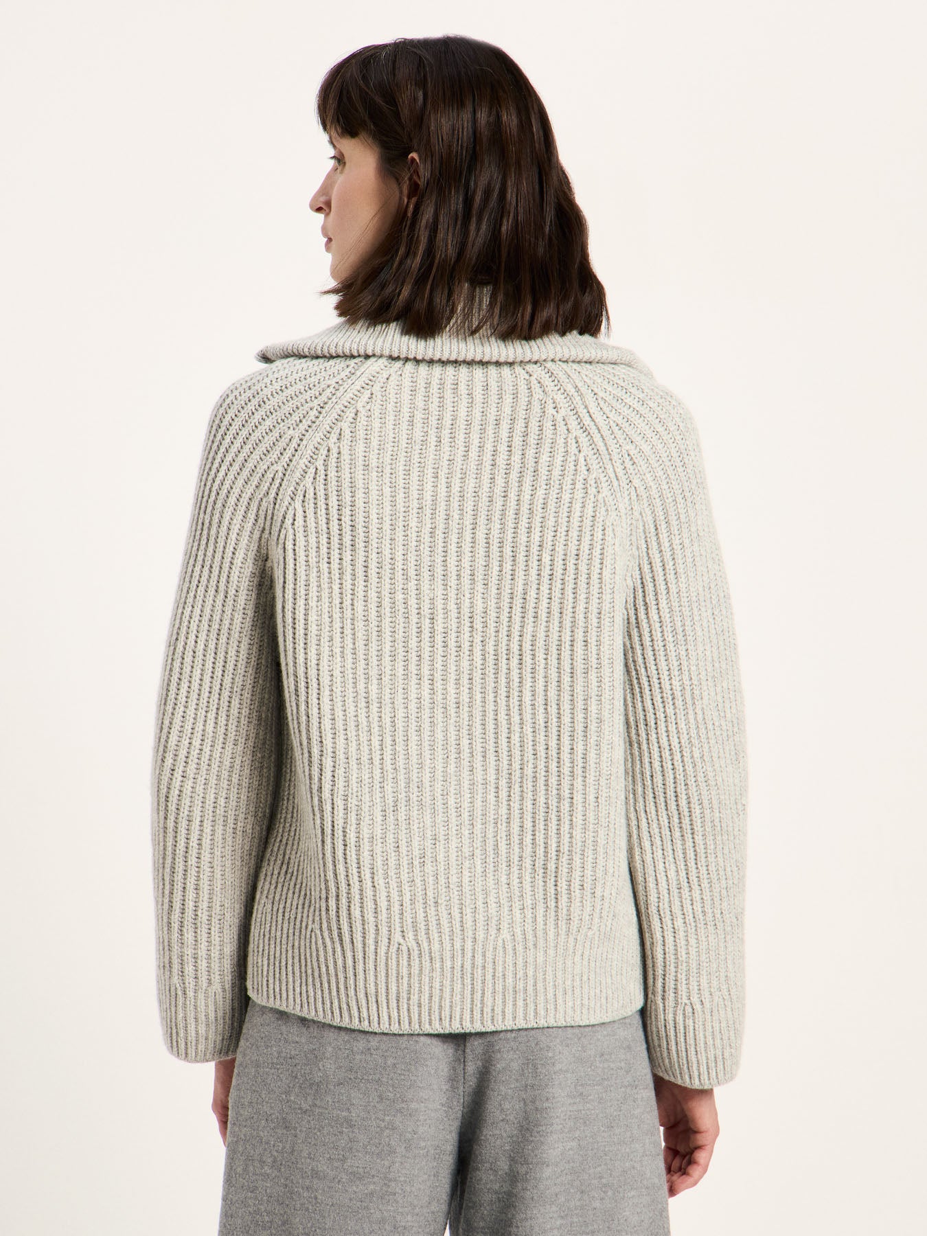 Strickjacke In Rippoptik