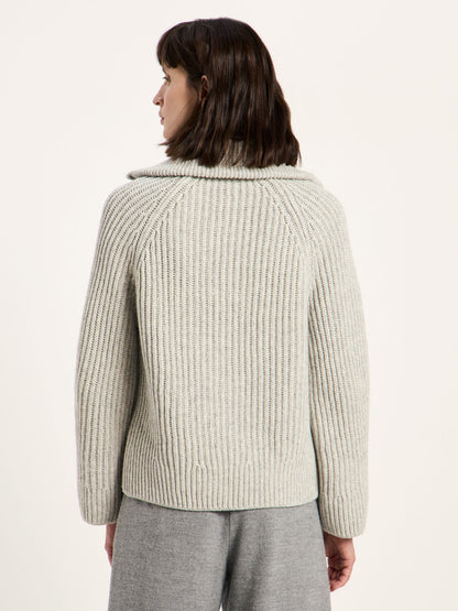 Strickjacke In Rippoptik