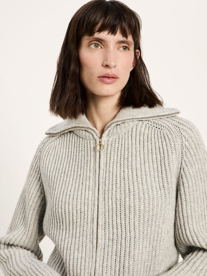 Strickjacke In Rippoptik