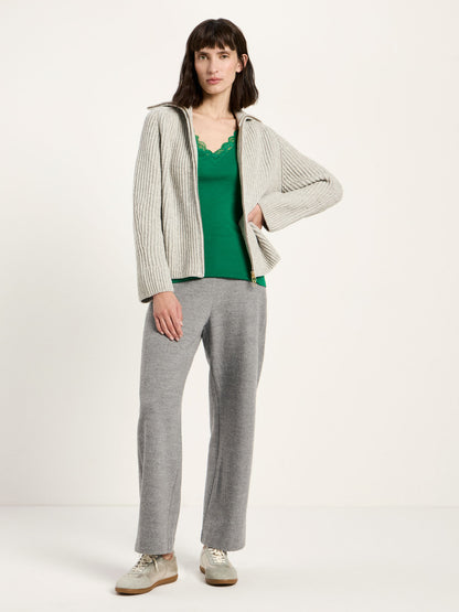 Strickjacke In Rippoptik