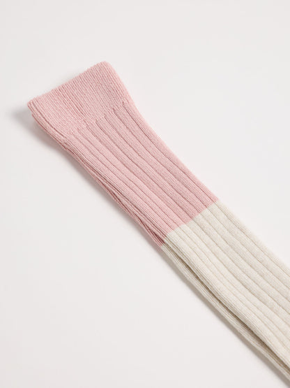 Colourblock Kniestrümpfe