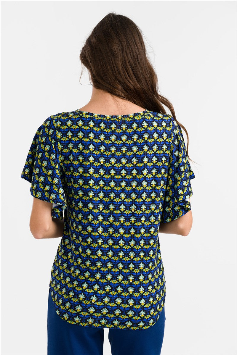 Sophie Top Short Butterfly Sleeve