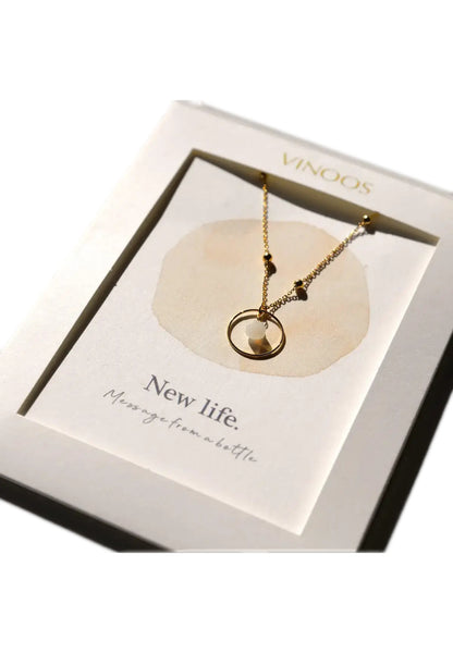 Necklace Gold Circle