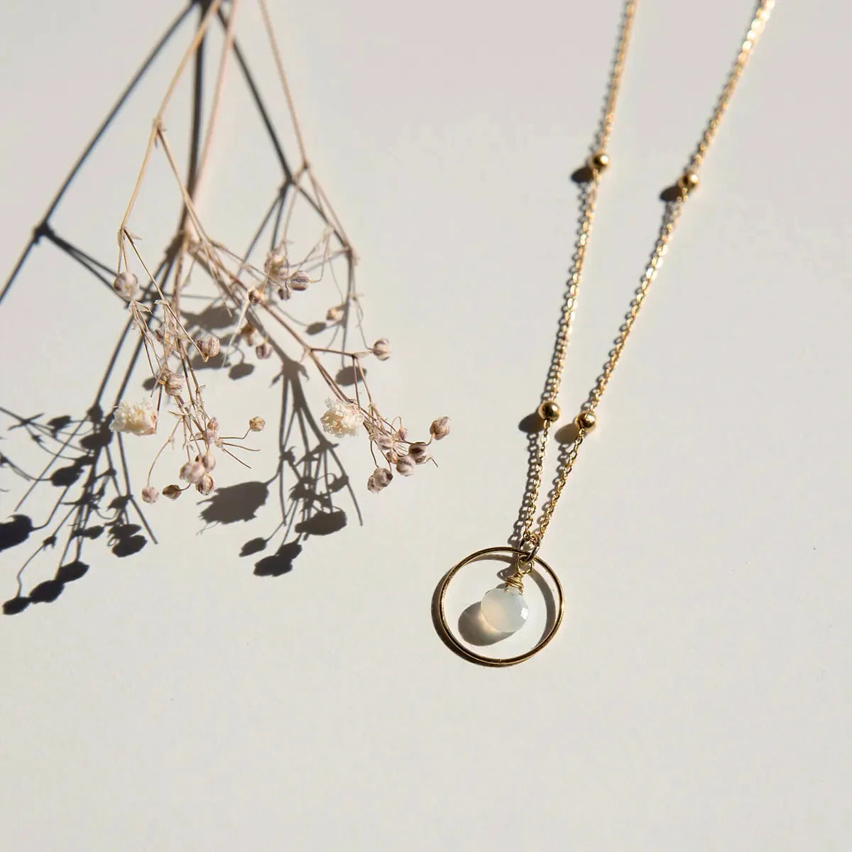 Necklace Gold Circle