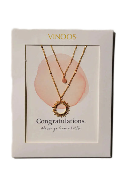 Necklace Gold Sun