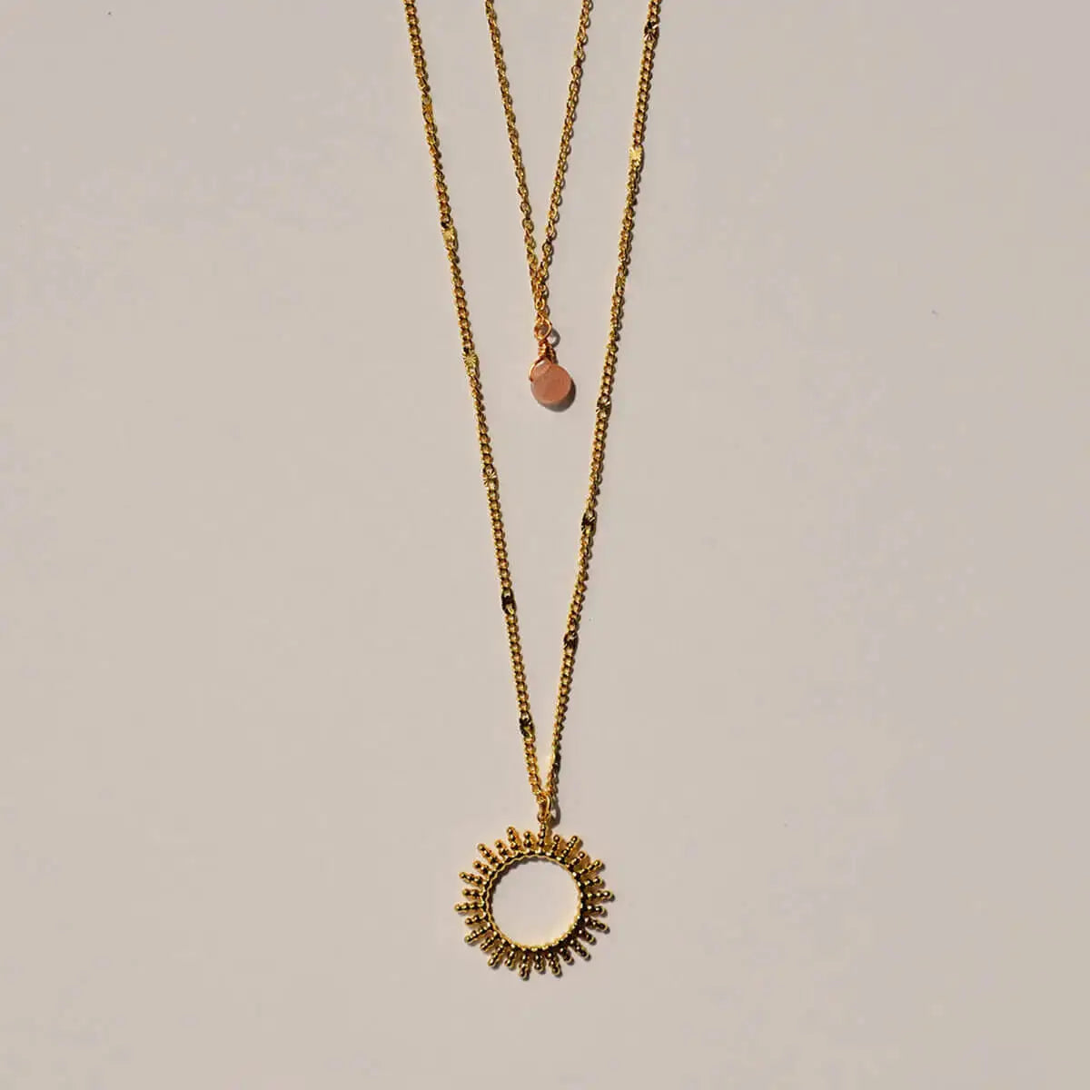 Necklace Gold Sun