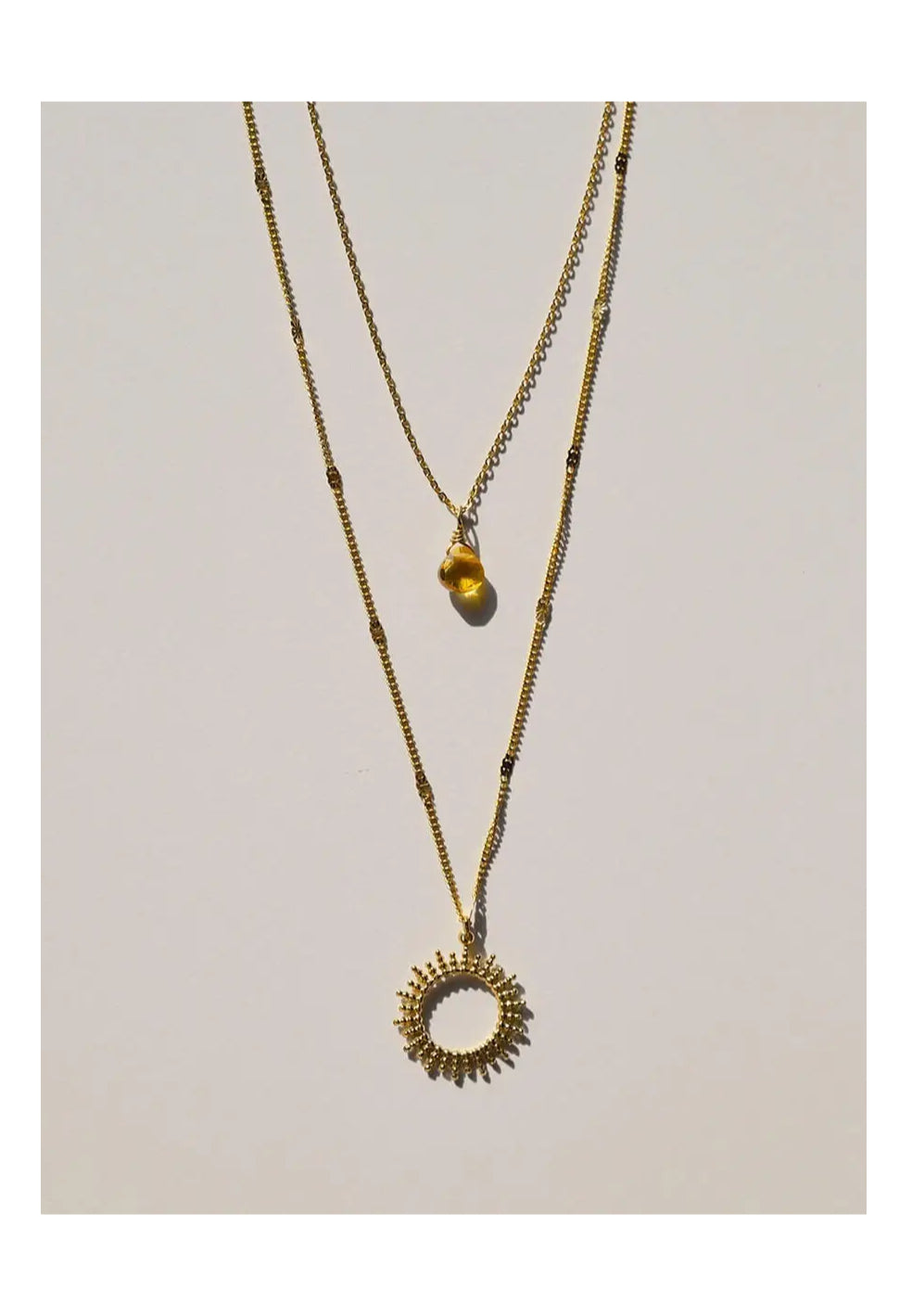 Necklace Gold Sun