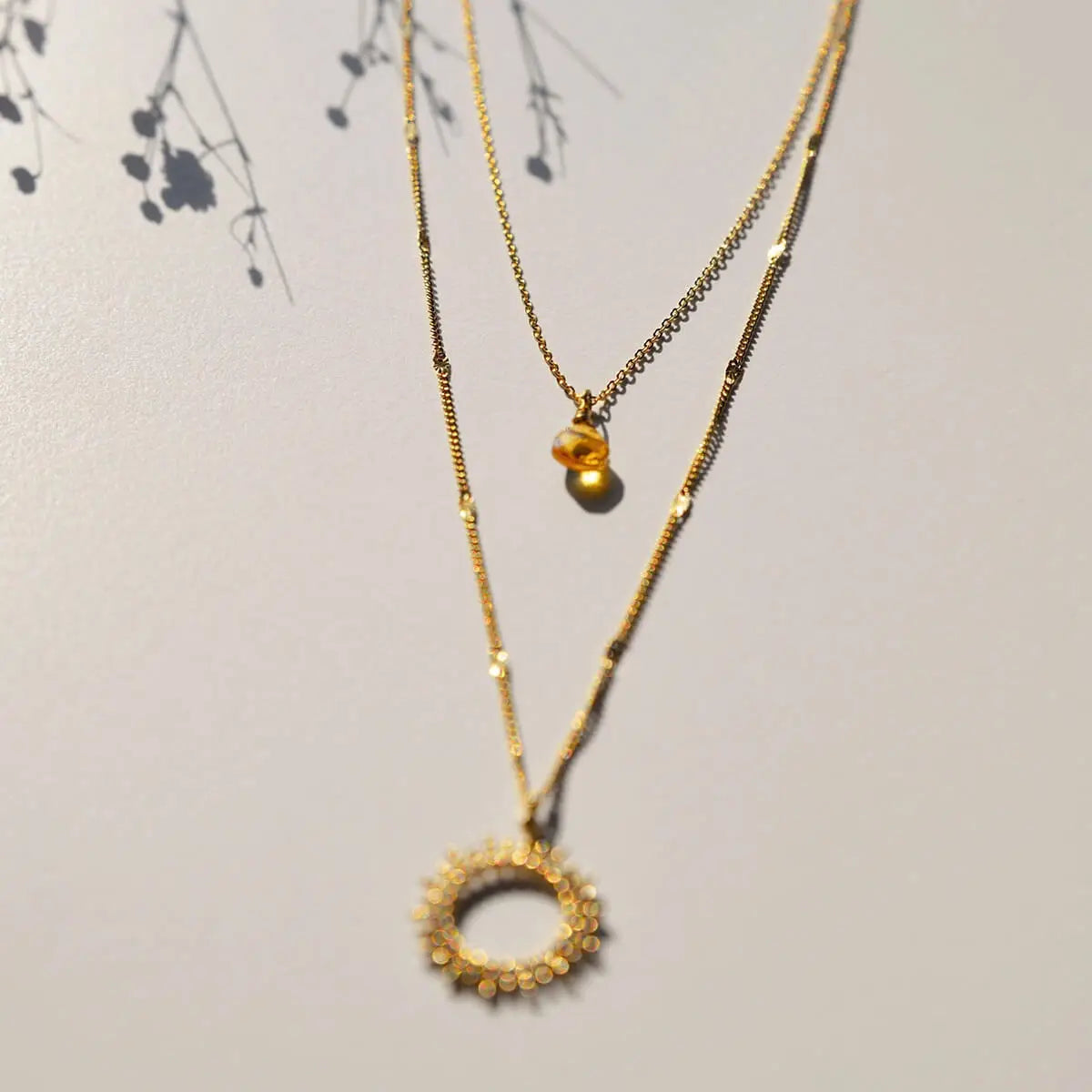 Necklace Gold Sun