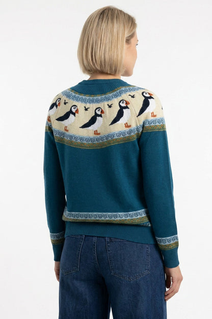 Fairisle Sweater - Puffins