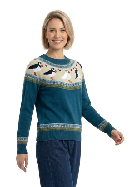 Fairisle Sweater - Puffins