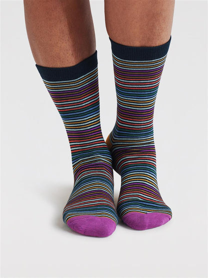 Tatum Rainbow Pattern Bamboo 4 Sock Gift Box