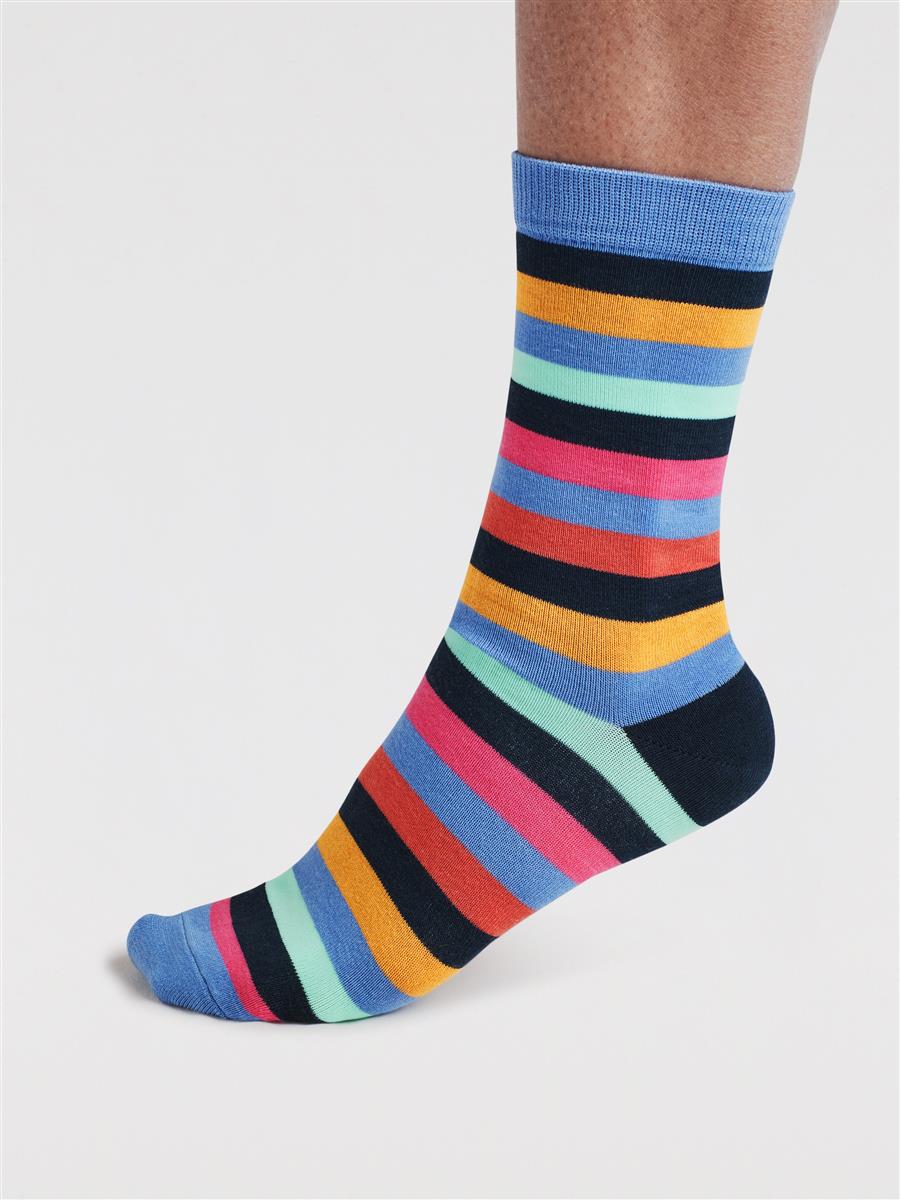 Tatum Rainbow Pattern Bamboo 4 Sock Gift Box