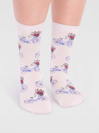 Poinsettia Christmas Bike Sock Box