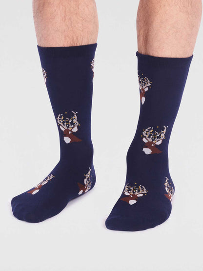 Celyn Christmas Stag Socks