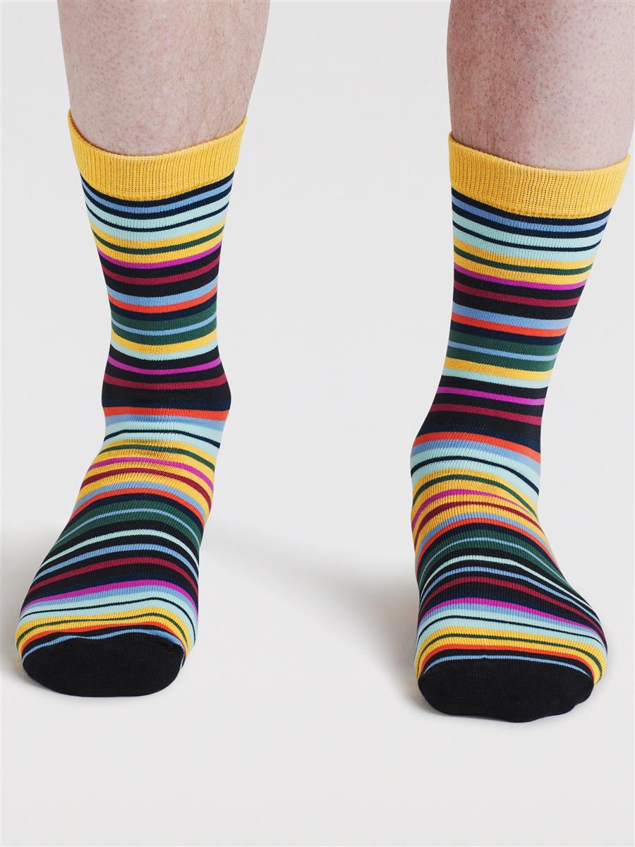 Haiden Striped Bamboo Socks