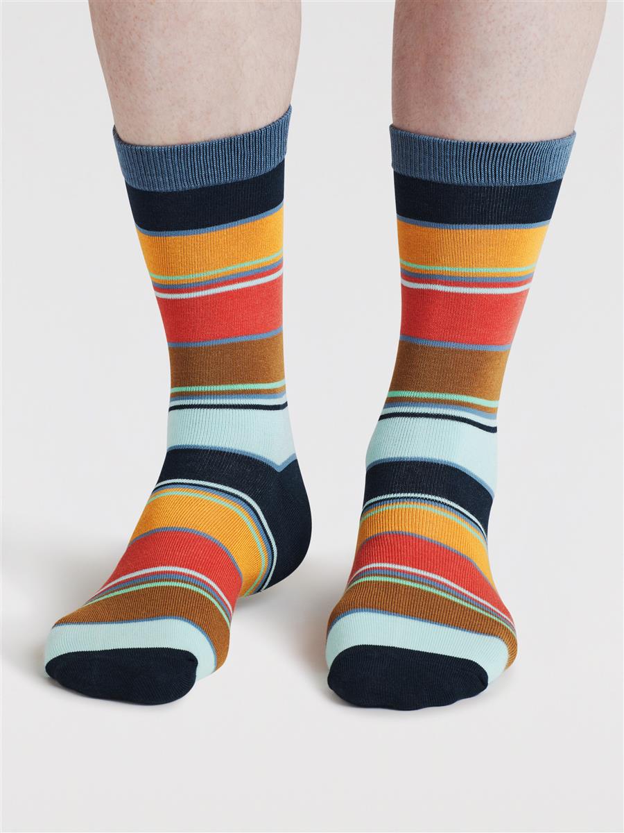 Haiden Striped Bamboo Socks