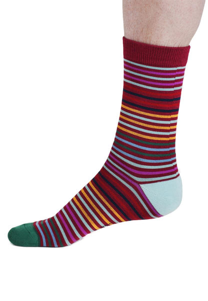 Haiden Striped Bamboo Socks