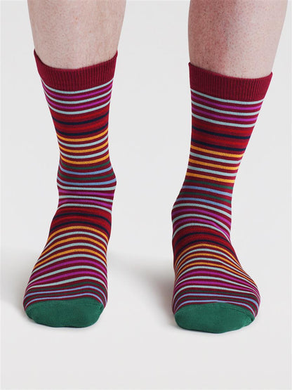 Haiden Striped Bamboo Socks