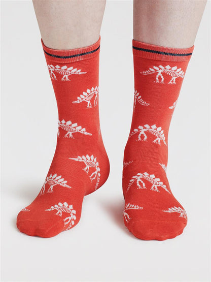 Delta Dinosaur Bamboo Socks