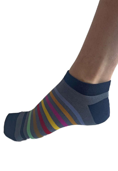 Griffin Pattern Organic Cotton Trainer Socks