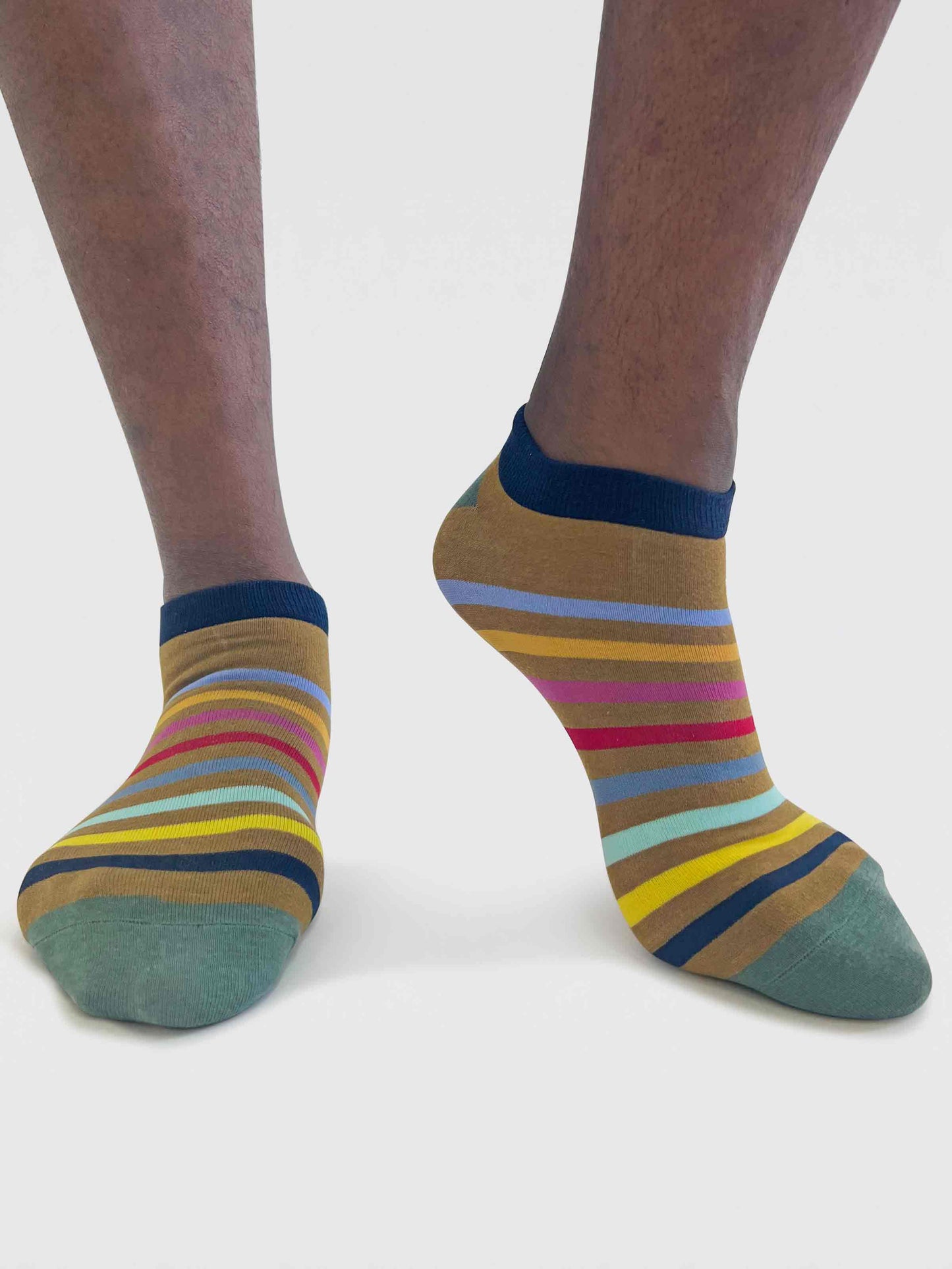 Griffin Pattern Organic Cotton Trainer Socks