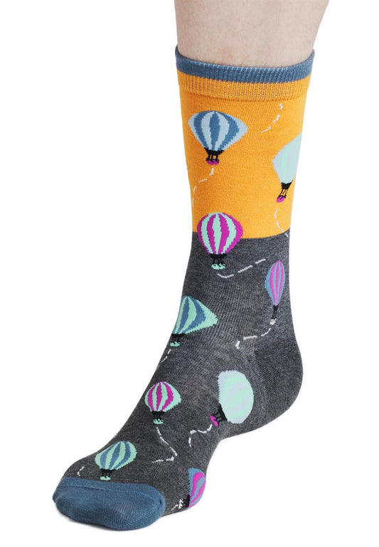 Pele Hot Air Balloon Organic Cotton Socks