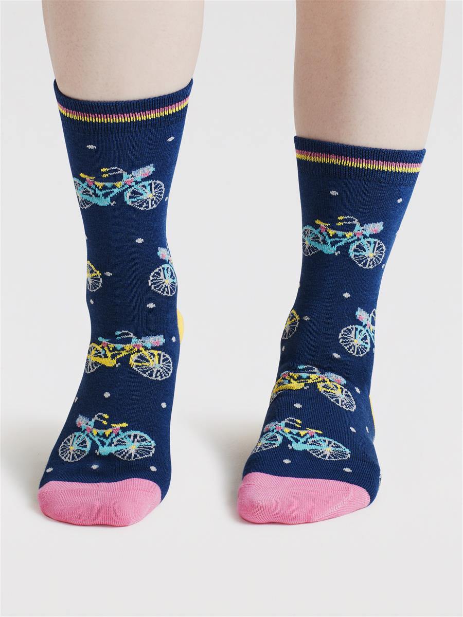 Rosette Bike Bamboo Socks