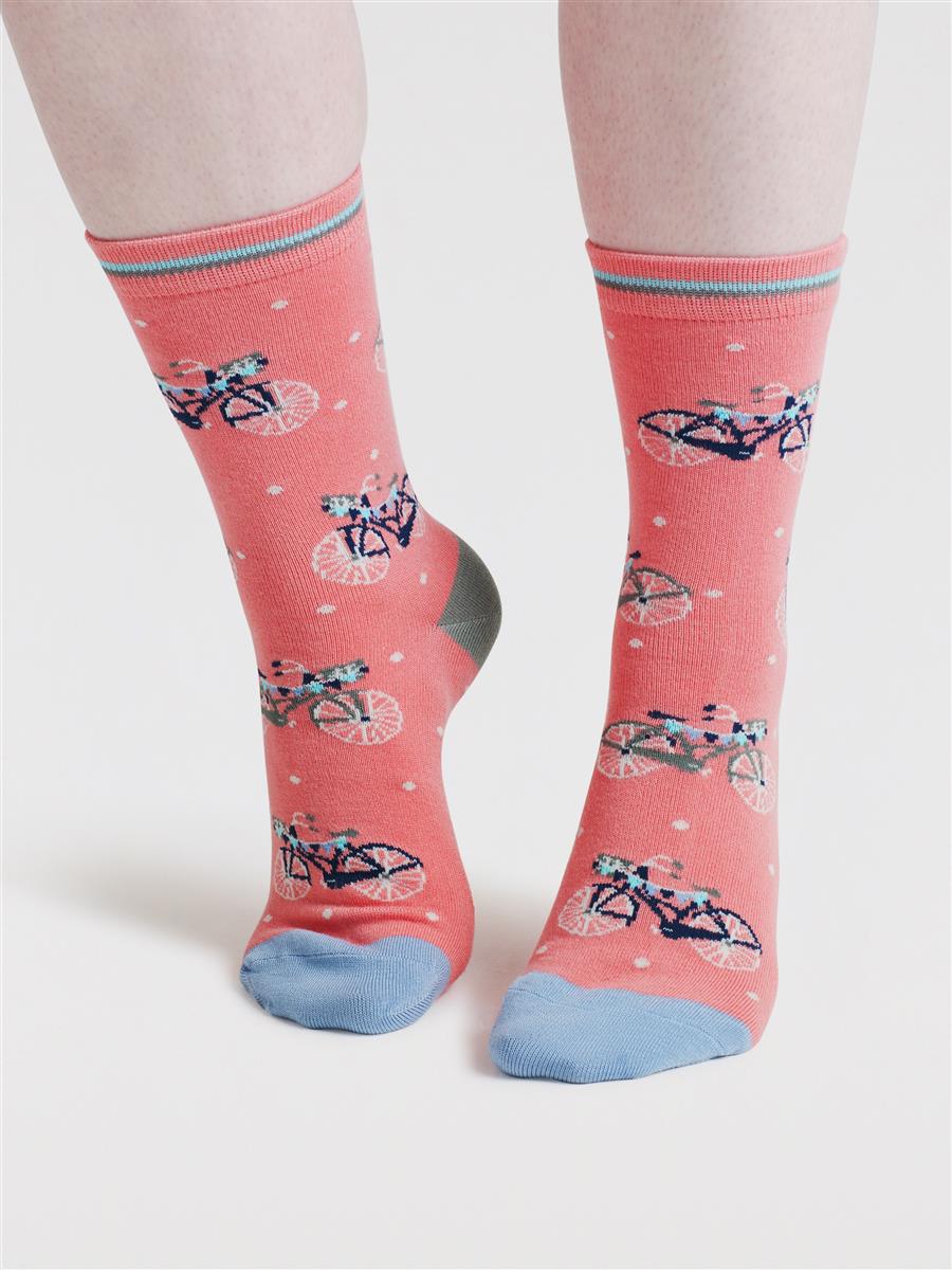 Rosette Bike Bamboo Socks