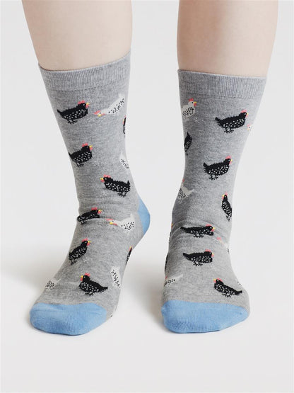 Celia Chicken Bamboo Socks