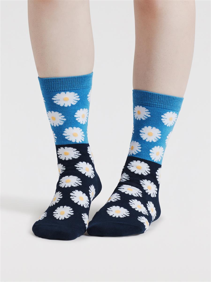 Daisy Floral Organic Cotton Socks